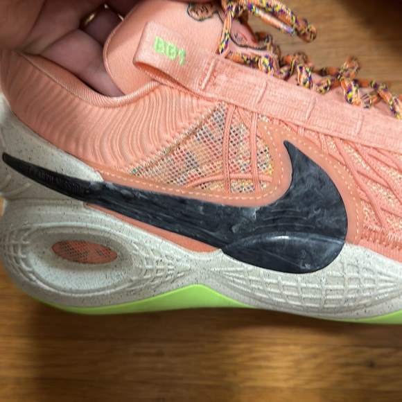 Nike Cosmic Unity Men's Size 10US Apricot Agate/Black-Lime Glow DA6725-800 Shoes - Picture 16 of 16